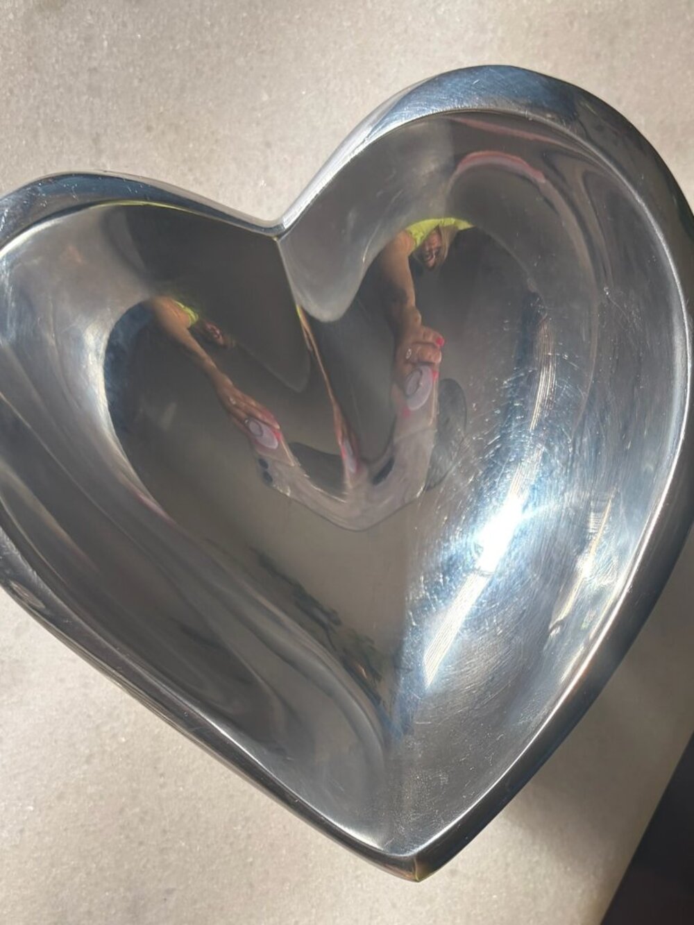 Nambe' Amore mini bowl (heart shaped)